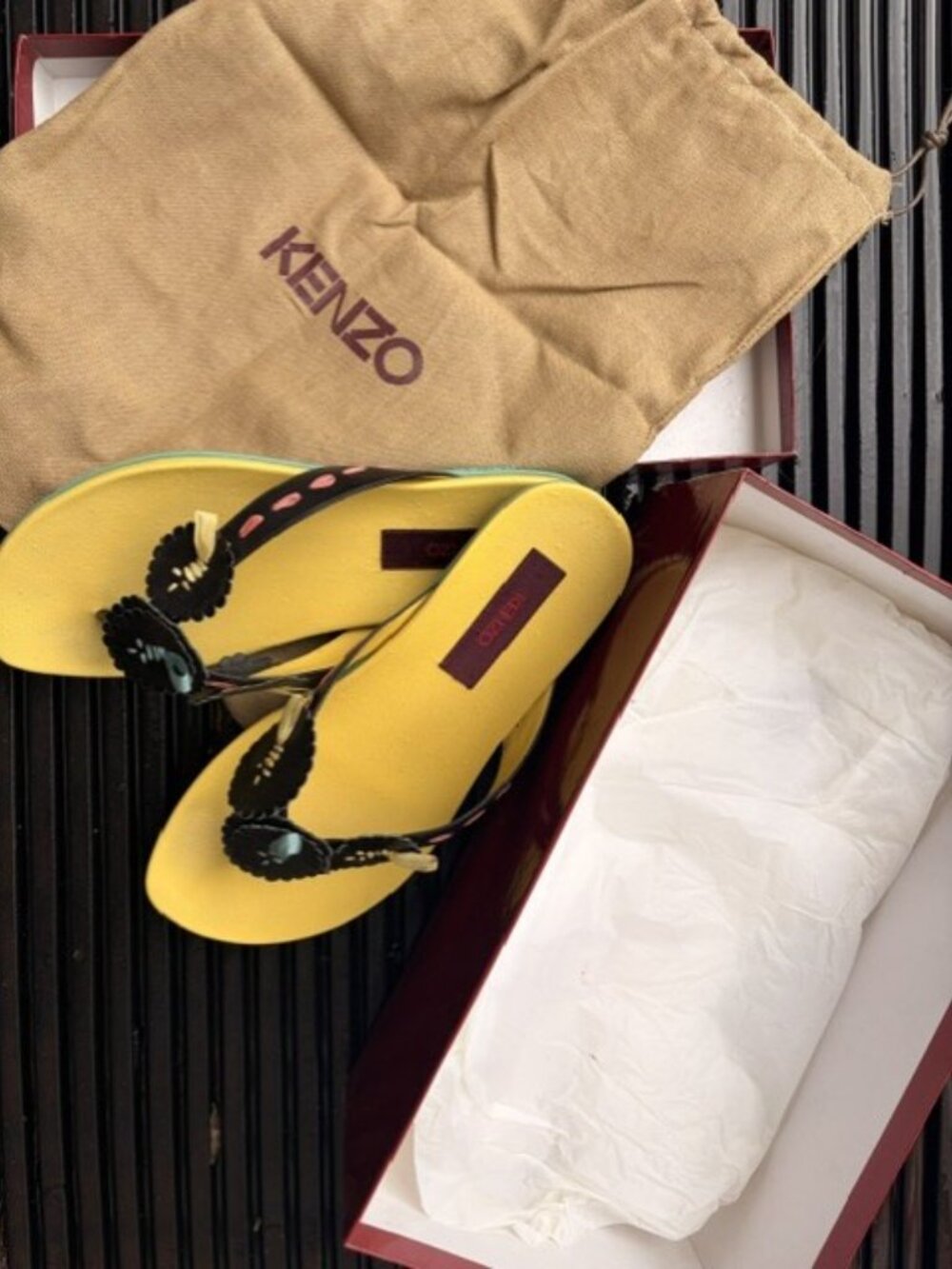 KENZO - Original Kenzo Leather Sandals